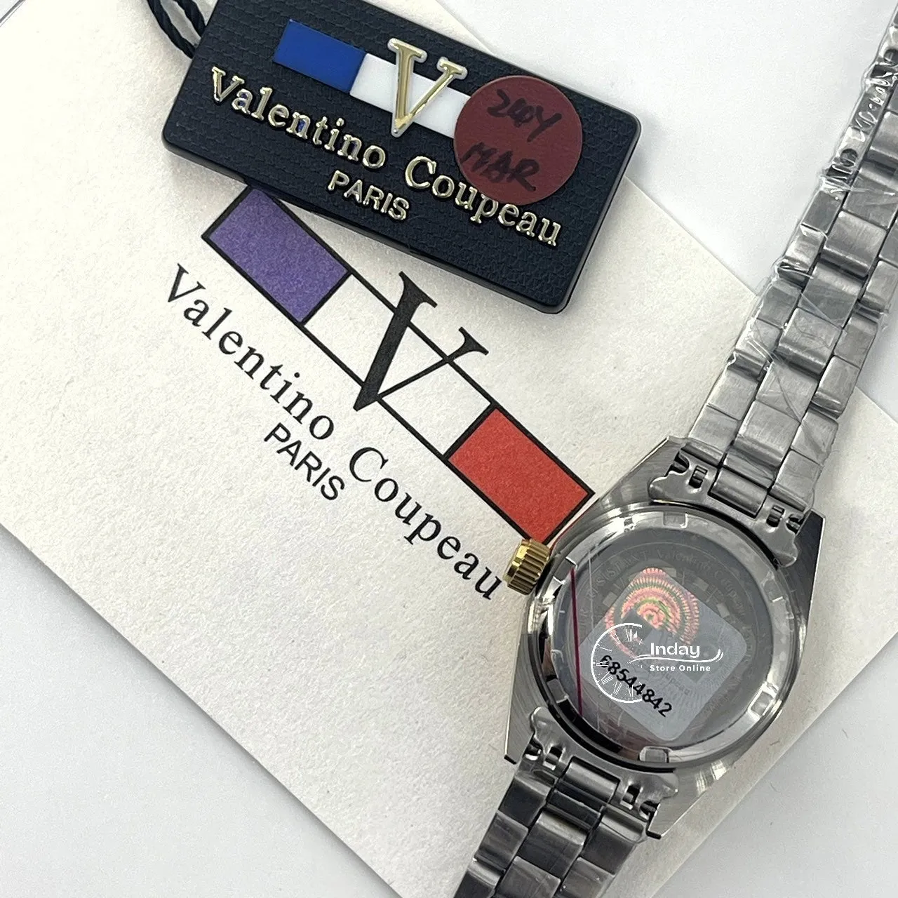 范倫鐵諾 古柏 Coupeau Women's Watch 12168TL-14 Two-Tone Stainless Steel Band