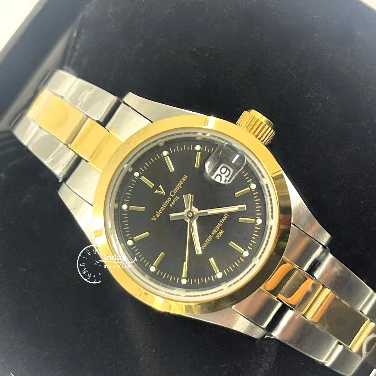 范倫鐵諾 古柏 Coupeau Women's Watch 12168TL-14 Two-Tone Stainless Steel Band