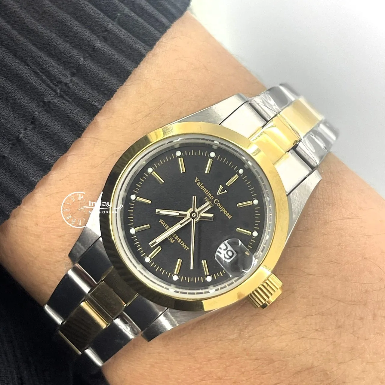 范倫鐵諾 古柏 Coupeau Women's Watch 12168TL-14 Two-Tone Stainless Steel Band