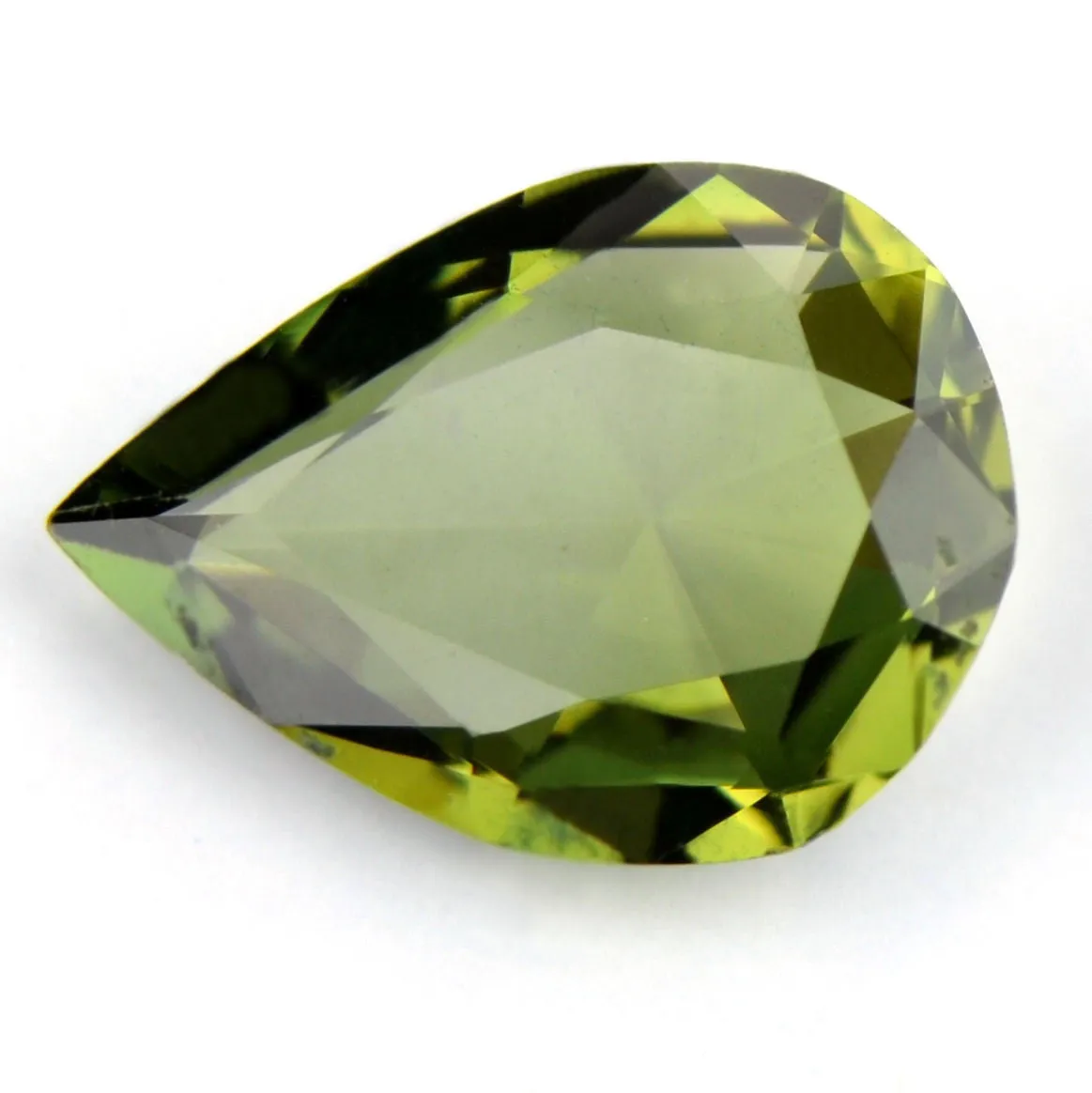 0.63ct Certified Natural Green Sapphire