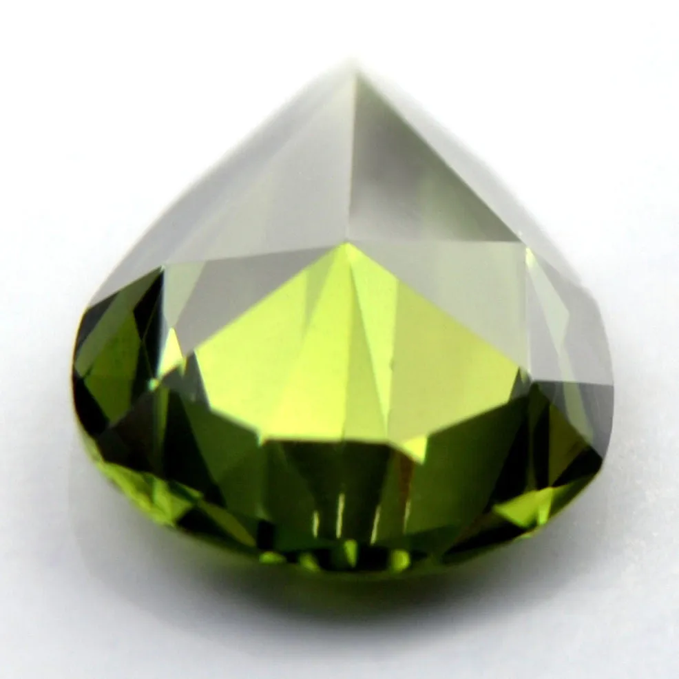 0.63ct Certified Natural Green Sapphire