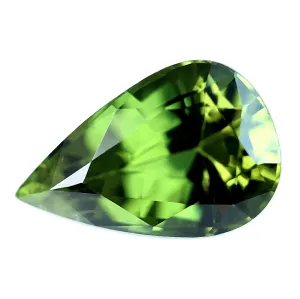 0.70ct Certified Natural Green Sapphire