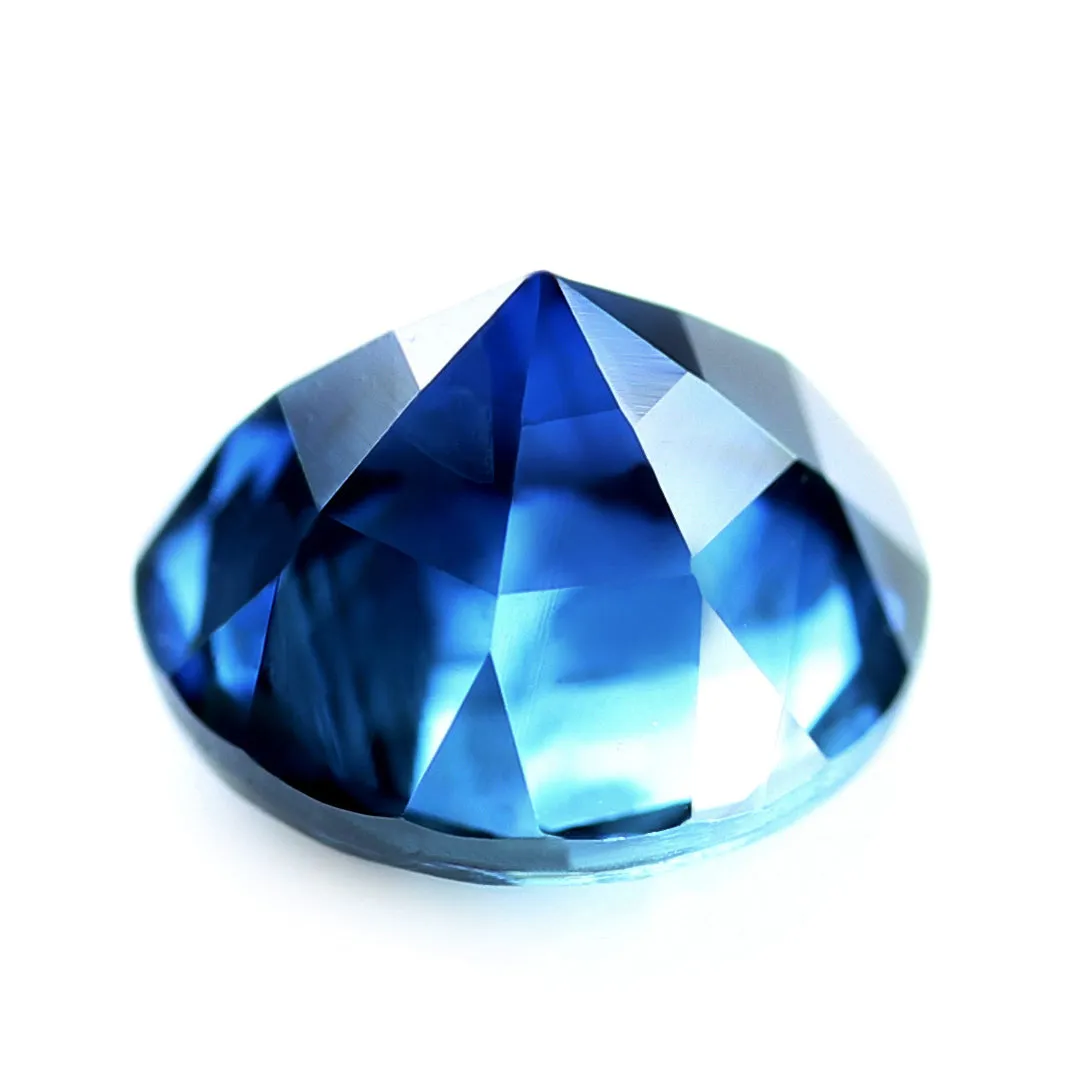 0.74ct Certified Natural Blue Sapphire