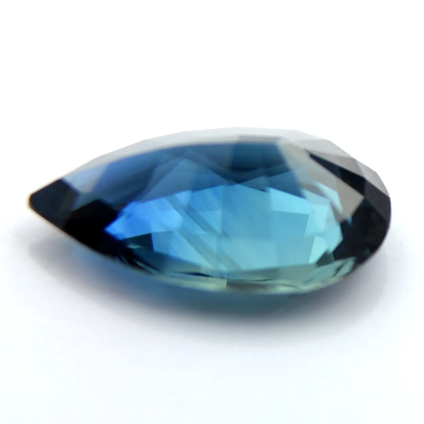 0.76 ct Certified Natural Teal Sapphire