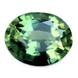 0.76ct Certified Natural Green Sapphire