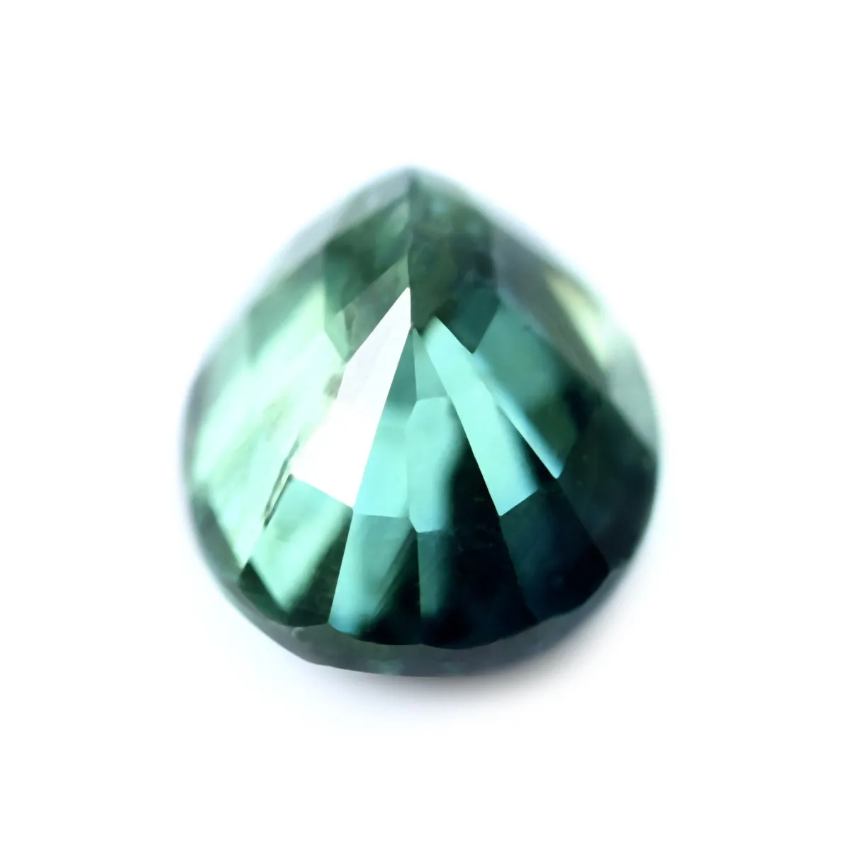 0.78ct Certified Natural Teal Sapphire