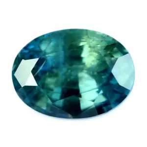 0.78ct Certified Natural Teal Sapphire