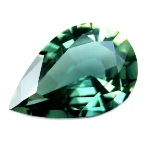 0.81ct Certified Natural Teal Sapphire