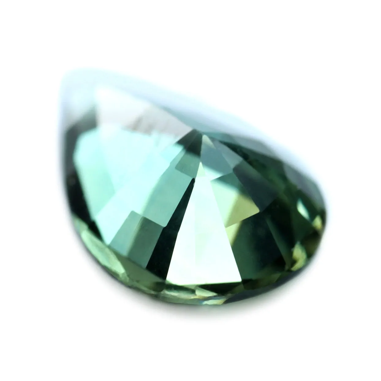 0.81ct Certified Natural Teal Sapphire