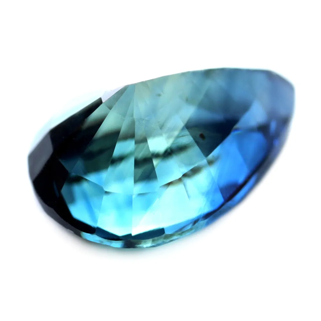 0.82ct Certified Natural Teal Sapphire