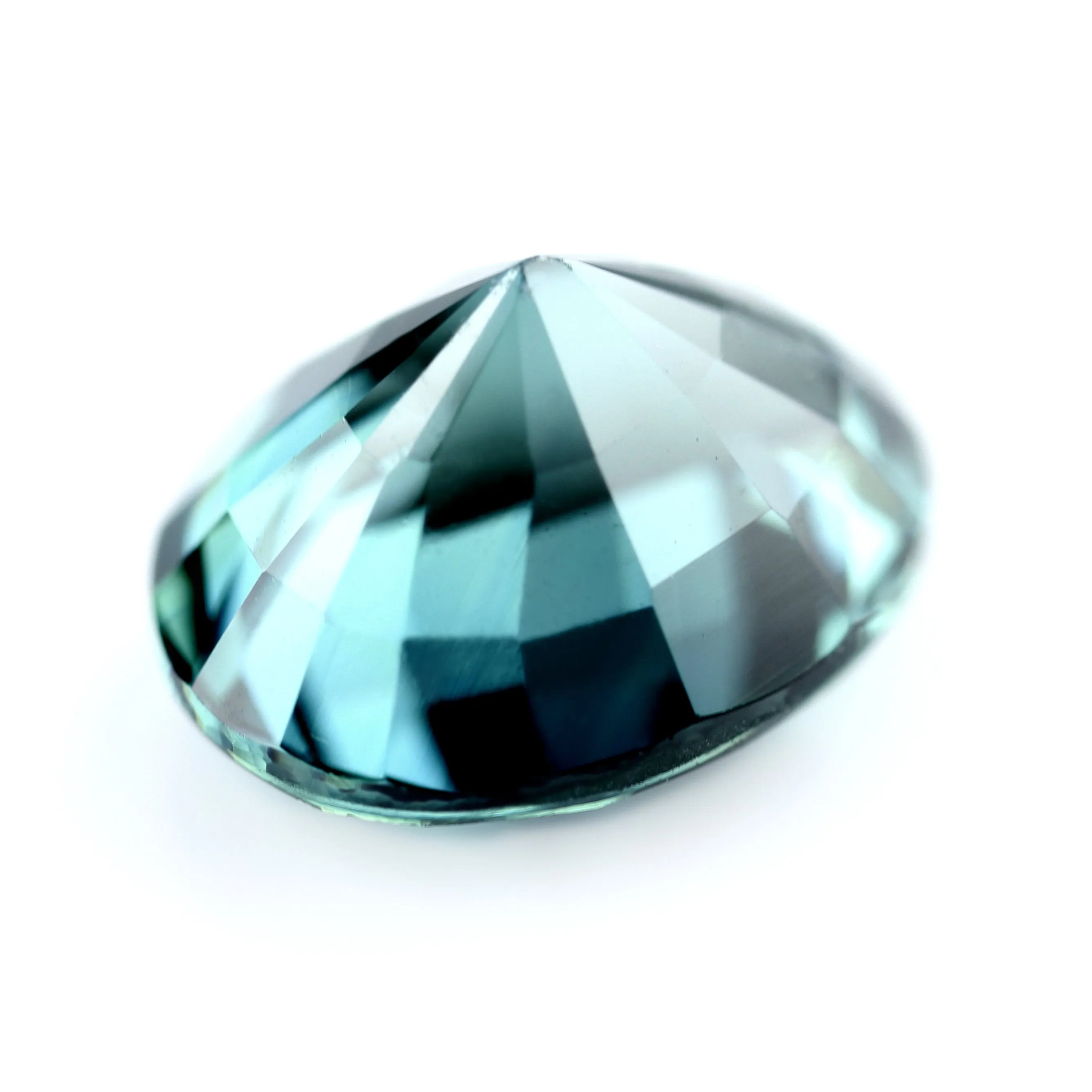 0.82ct Certified Natural Teal Sapphire