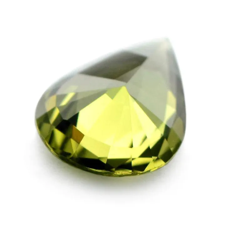 0.97 ct Certified Natural Green Sapphire
