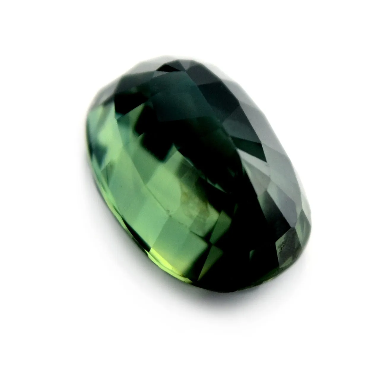 1.41 ct Certified Natural Green Sapphire