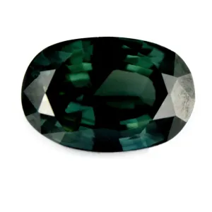 1.41 ct Certified Natural Green Sapphire