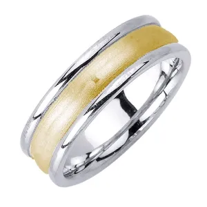 14K or 18K Two-Tone Gold Traditional Ring