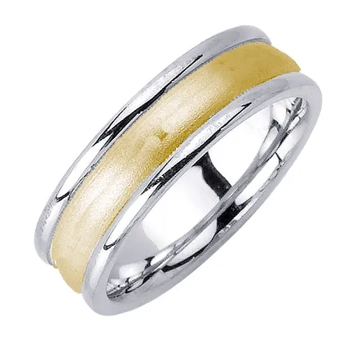 14K or 18K Two-Tone Gold Traditional Ring