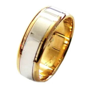 14K or 18K Two-Tone Gold Traditional Ring