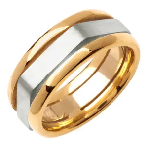 14K or 18K Two-Tone Gold Traditional Ring