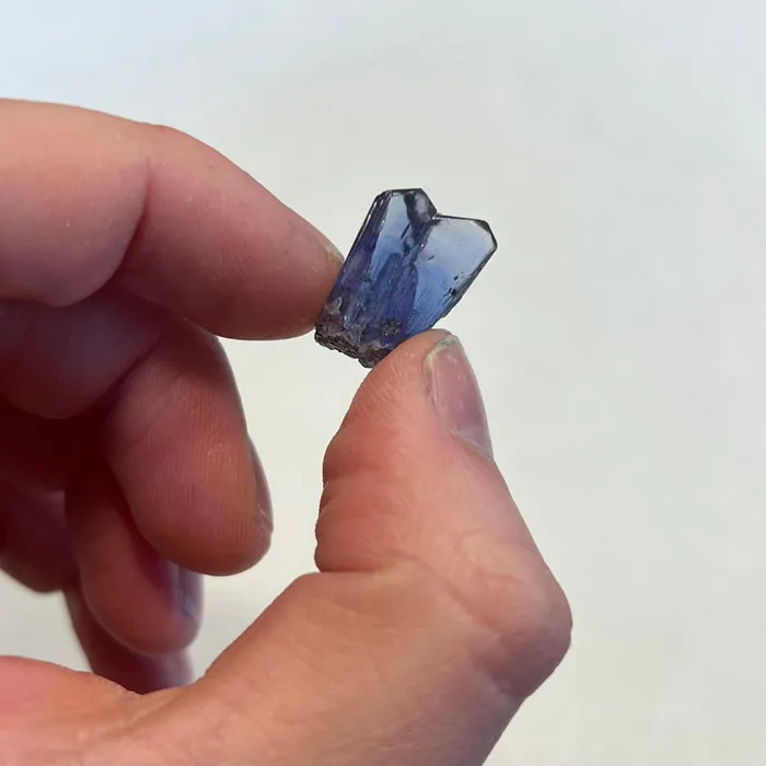 16.48ct Two Connected Tanzanite Crystals