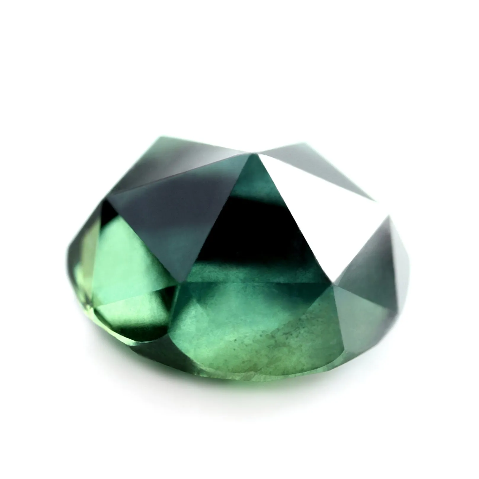 2.15ct Certified Natural Green Sapphire