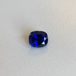 3.29 ct. Cushion Blue Sapphire