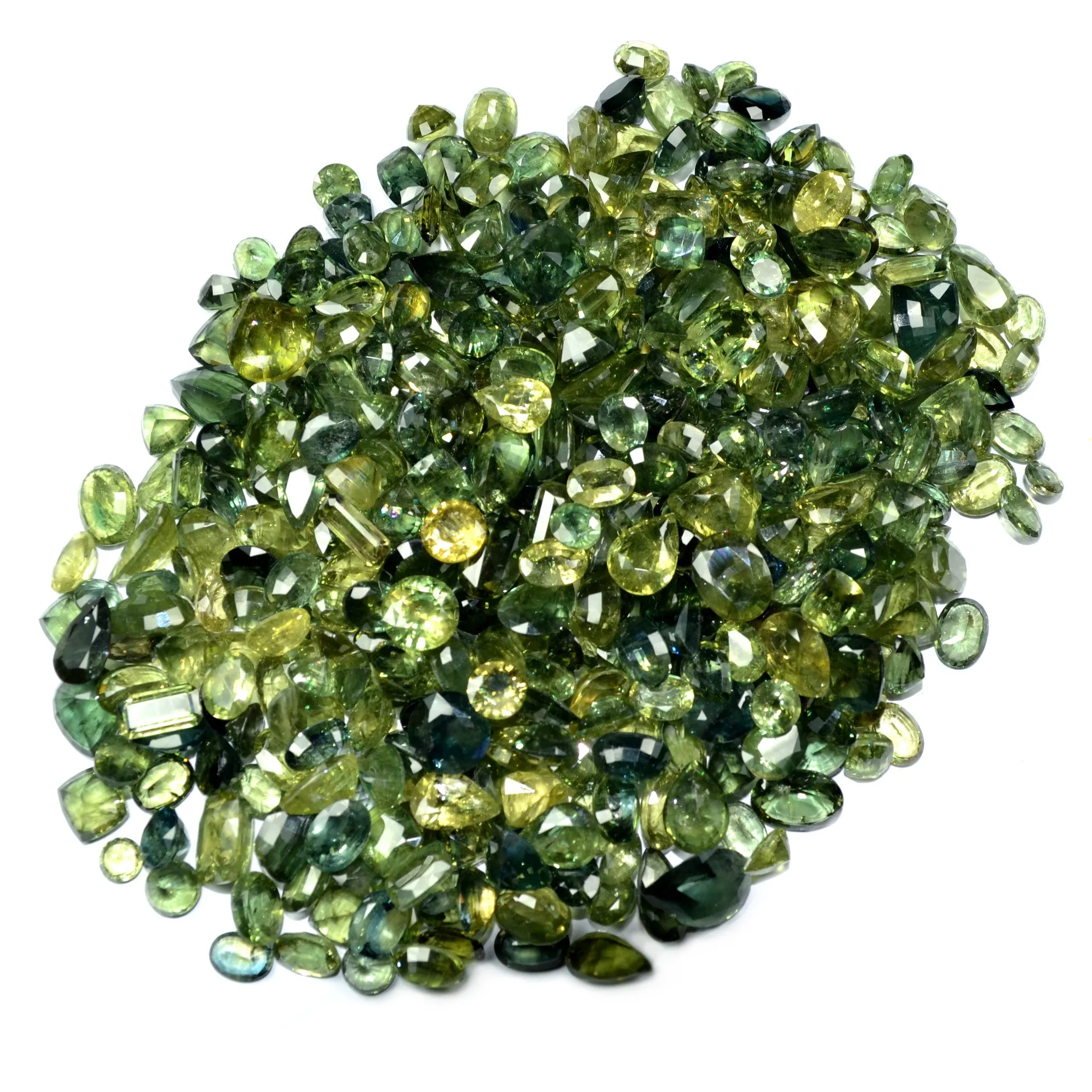 451ct Certified Natural Green Sapphire Parcel