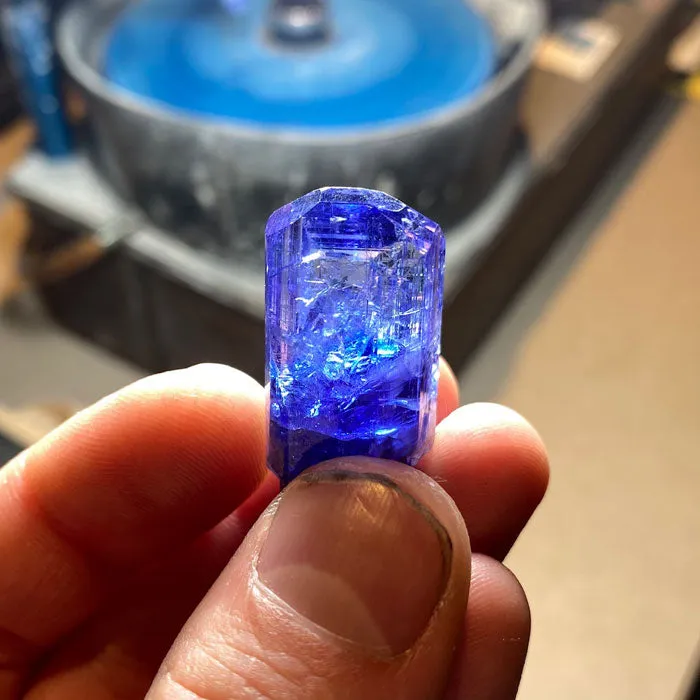 86.14ct Vibrant Blue Violet Tanzanite Crystal Specimen