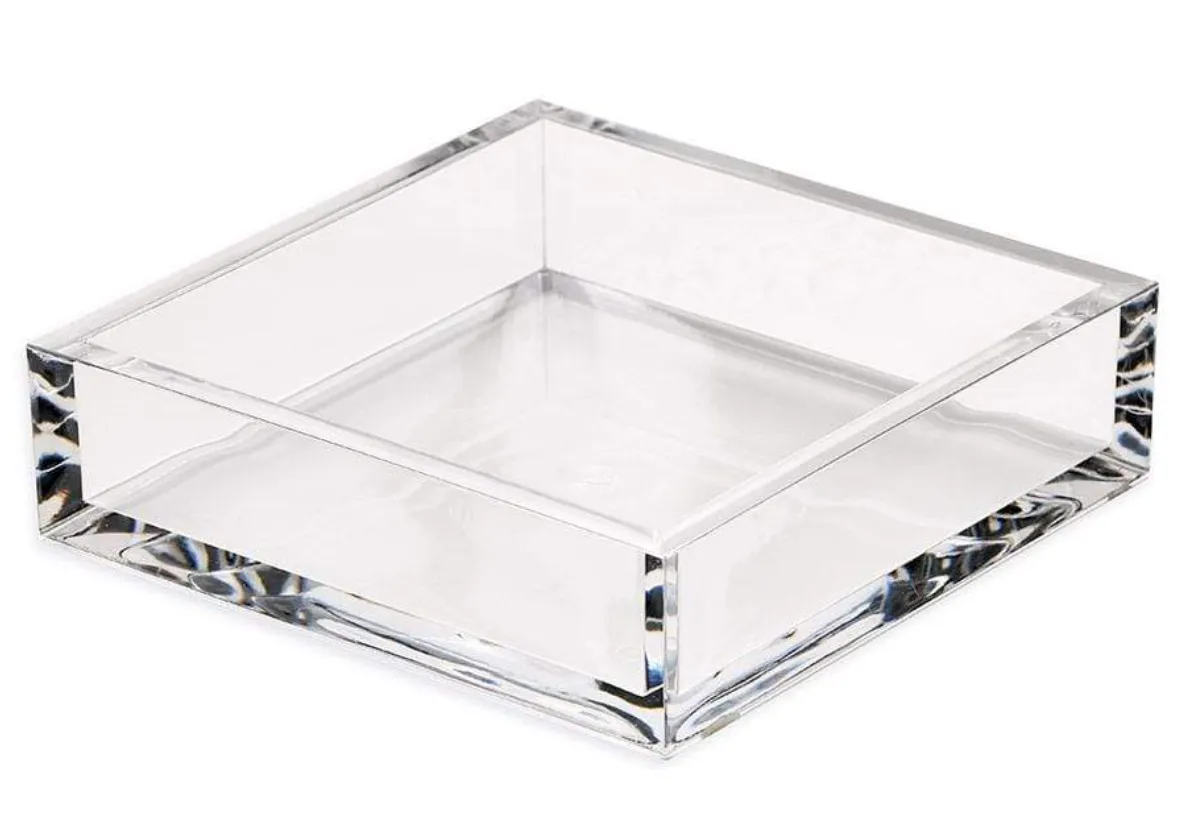 Acrylic Luncheon Napkin Holder- Crystal Clear
