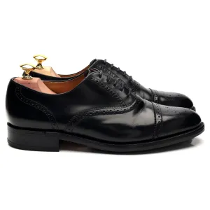 'Alfred' Black Leather Oxford Brogue UK 7.5 G