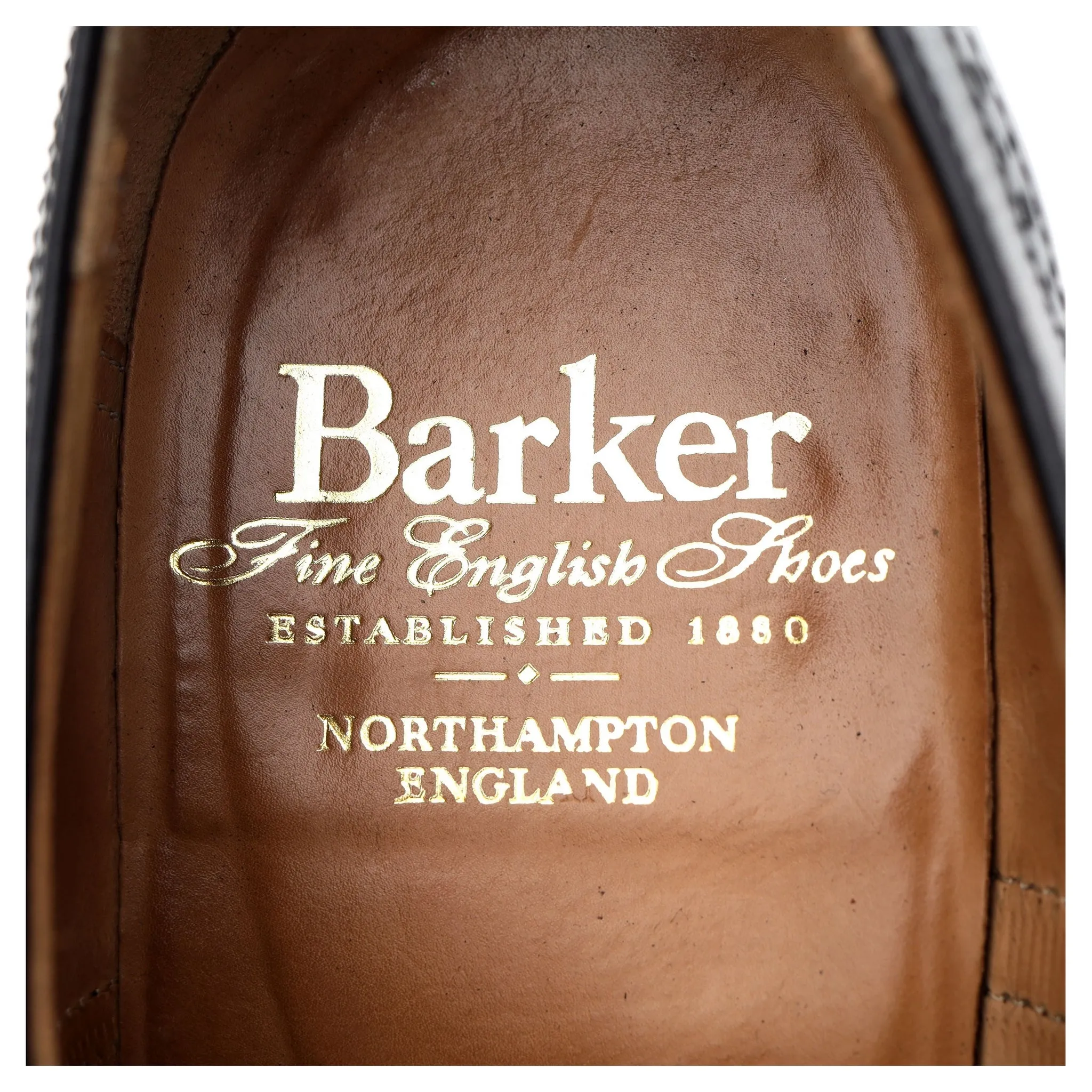 'Alfred' Black Leather Oxford Brogue UK 7.5 G