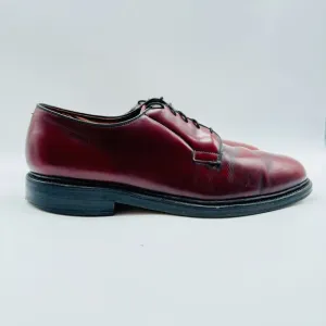 Allen Edmonds Park Avenue Mens 10 Burgundy Oxfords Leather Cap Toe Dress Shoes