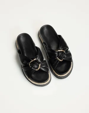Ambrose Sandals (Black) - By Billini