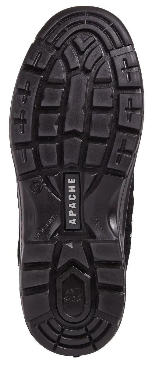 Apache AP302SM Black Suede Steel Toe Cap Safety Trainers