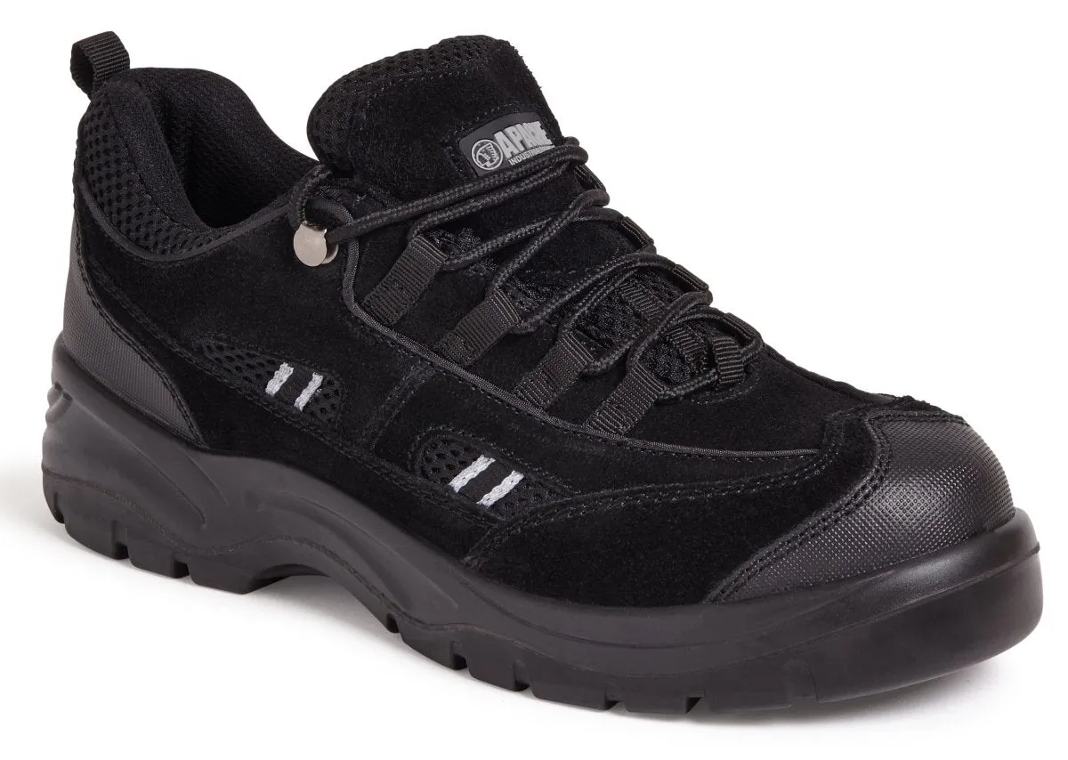 Apache AP302SM Black Suede Steel Toe Cap Safety Trainers