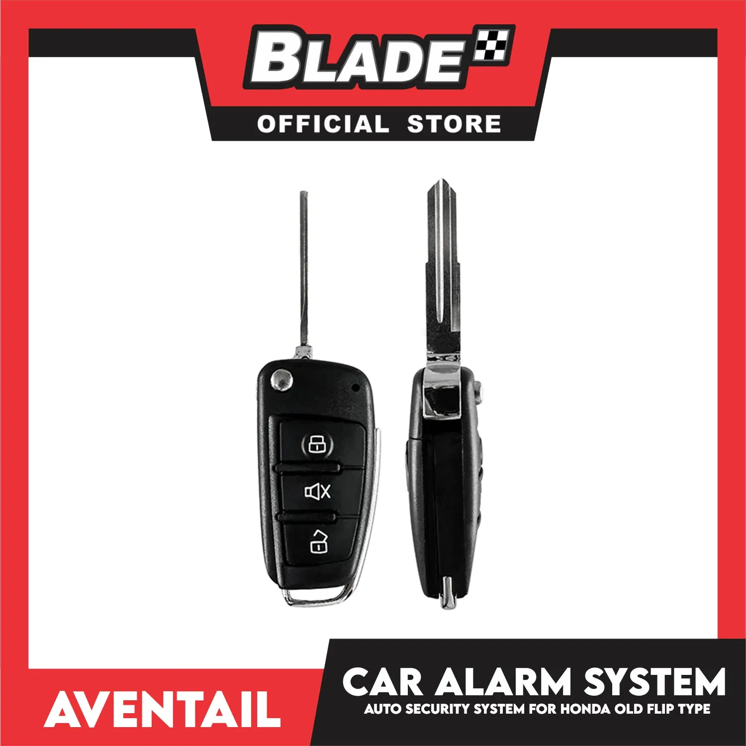 Aventail Car Alarm System Auto Security For Honda Old Flip Type, Vehicle Alarm Security Protection System