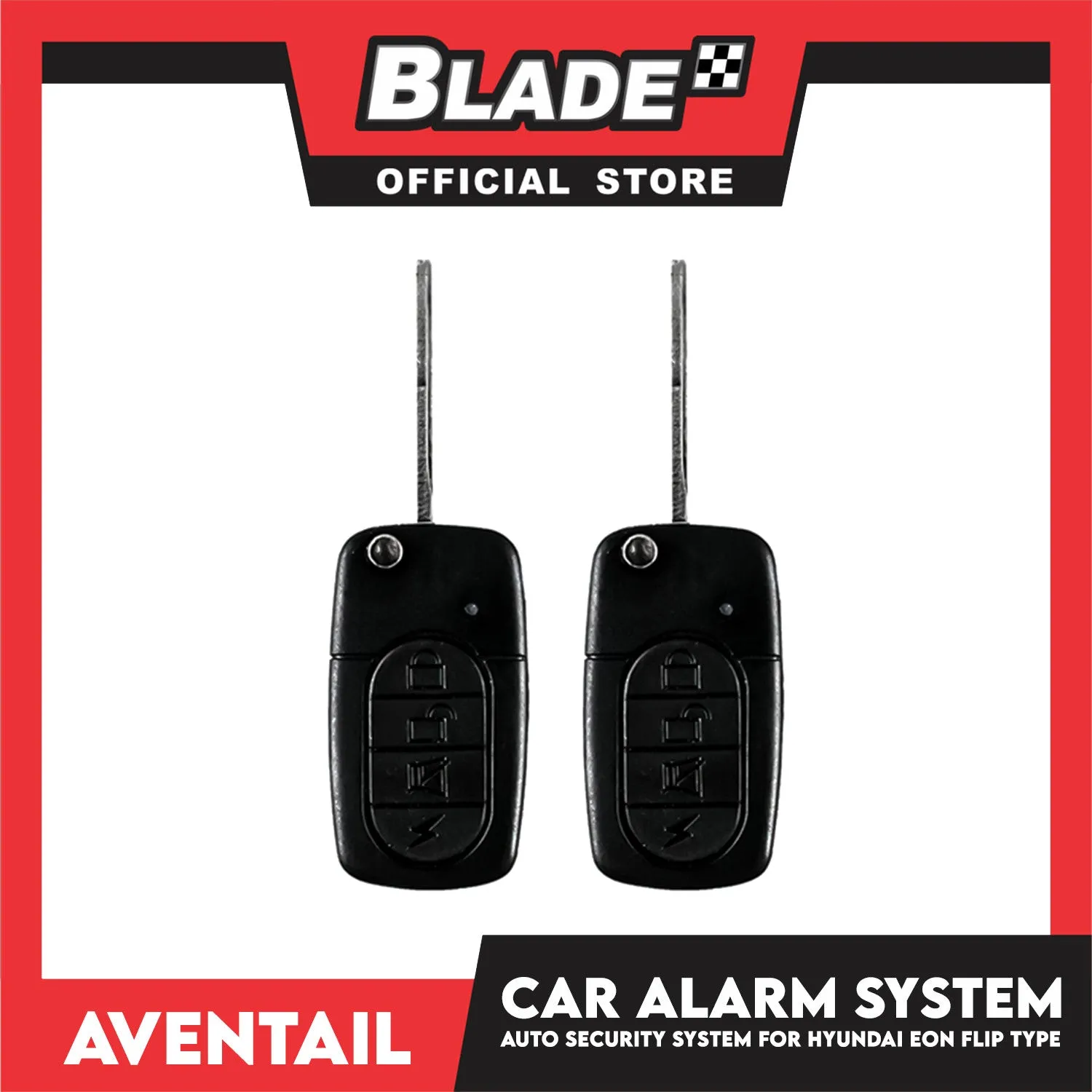 Aventail Car Alarm System Auto Security for Hyundai Eon Flip Type, Vehicle Alarm Security Protection System