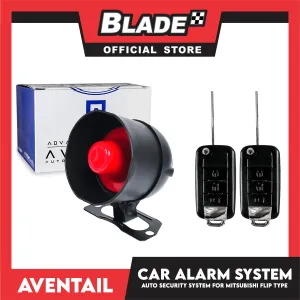 Aventail Car Alarm System Auto Security for Mitsubishi Flip Type, Vehicle Alarm Security Protection System