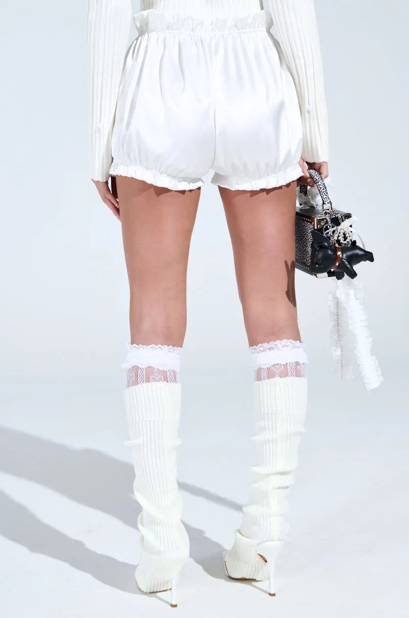 BETSY BLOOMER SHORT IN WHITE