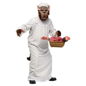 Big Bad Granny Wolf Costume Adult
