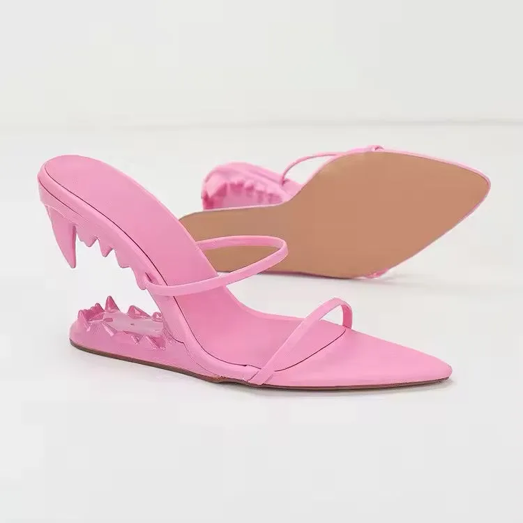 Bite Back Pink Heels