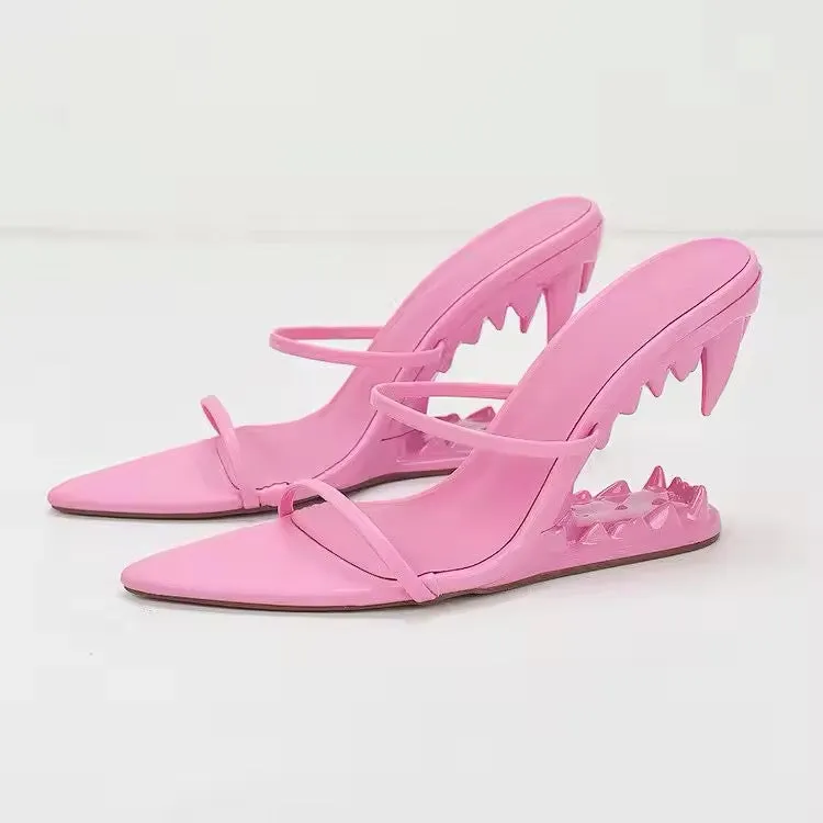 Bite Back Pink Heels