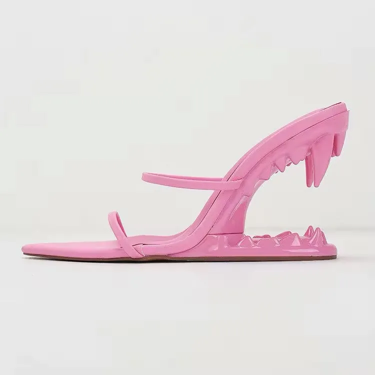 Bite Back Pink Heels