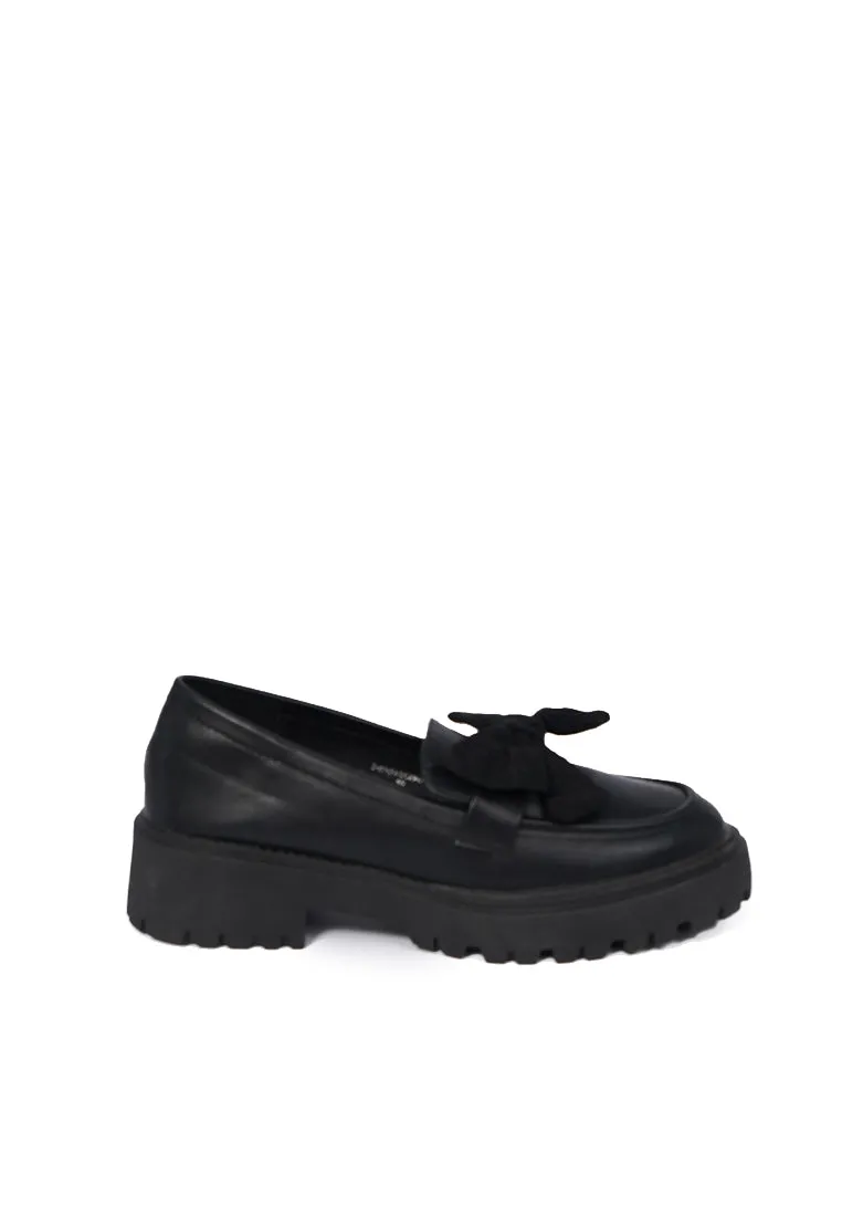 Black Chunky Loafers