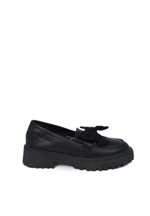 Black Chunky Loafers