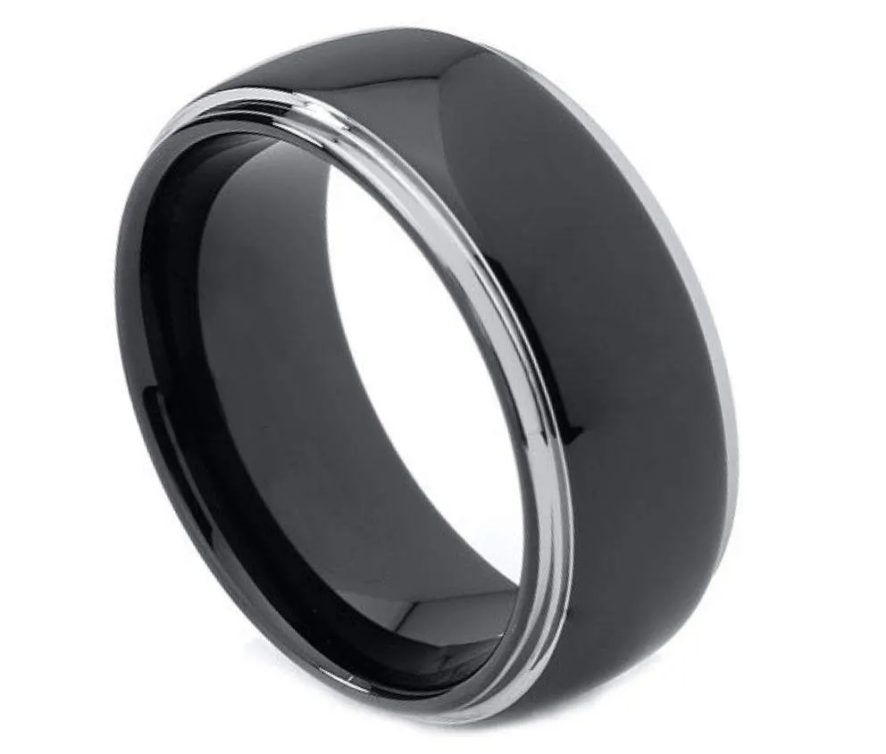 Black Tungsten with White Edges
