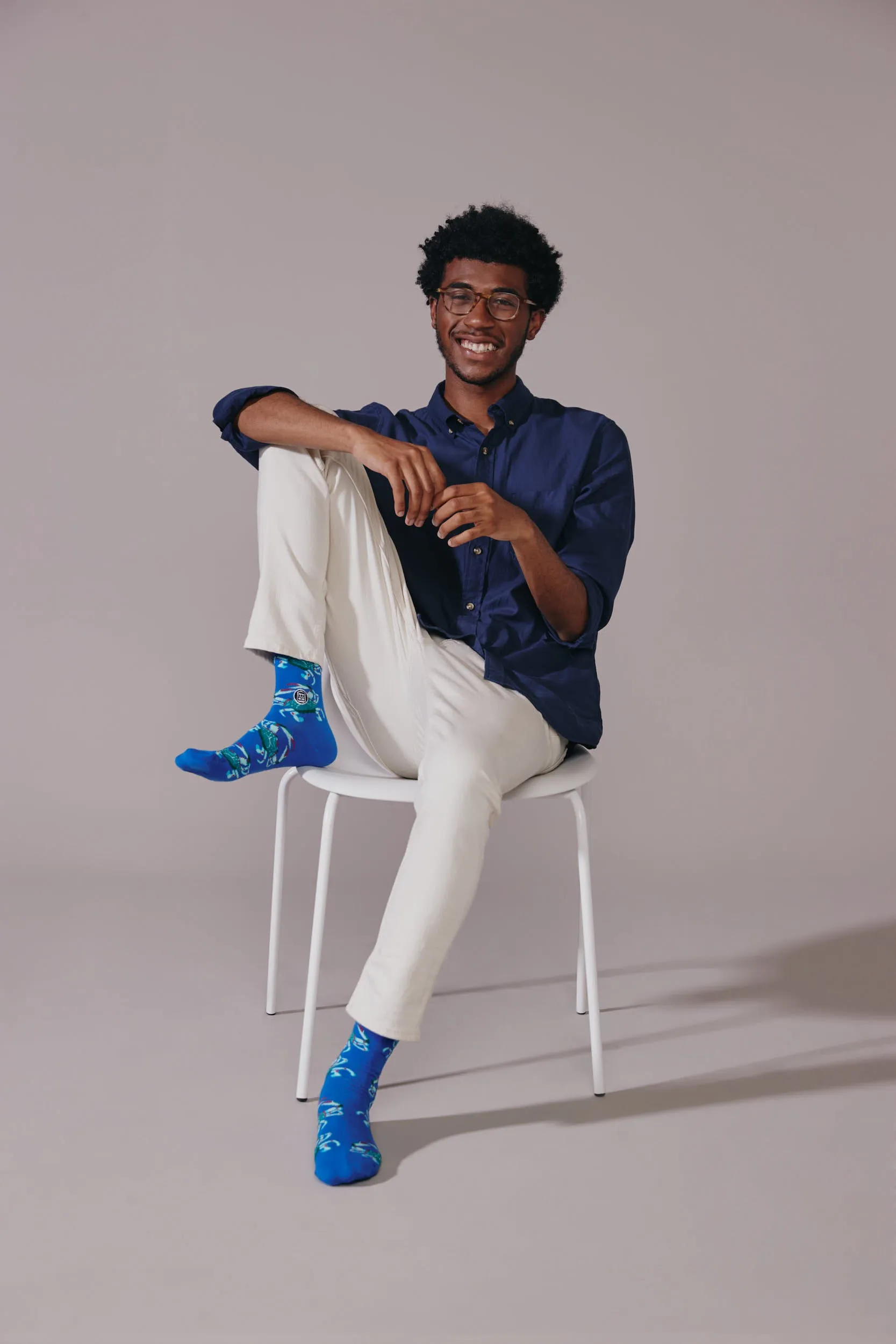 Blue Crab Socks