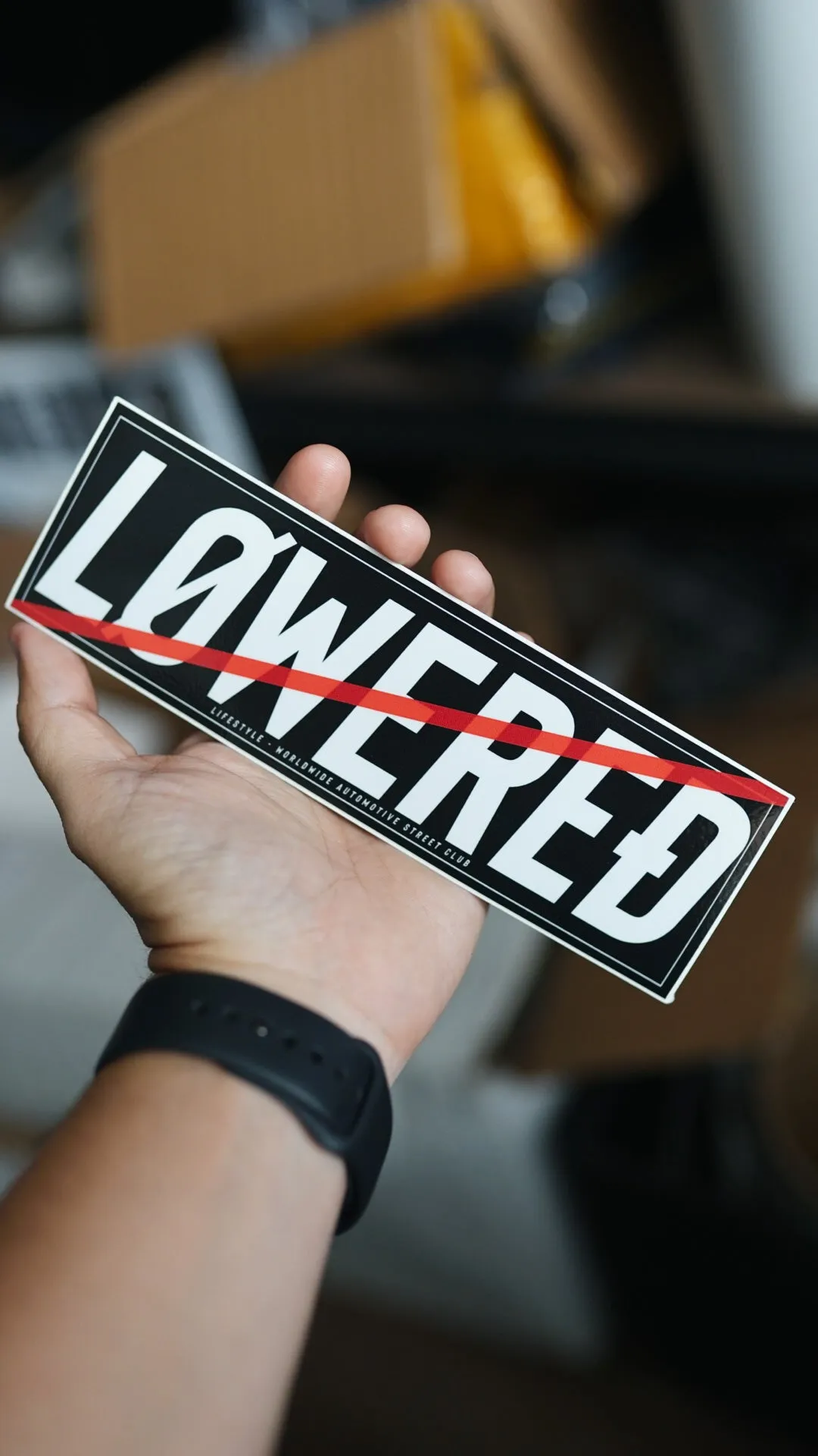 Box Sticker – Lowered Strike