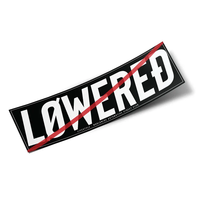 Box Sticker – Lowered Strike