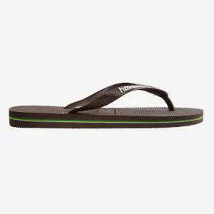 Brasil Logo - Dark Brown/White