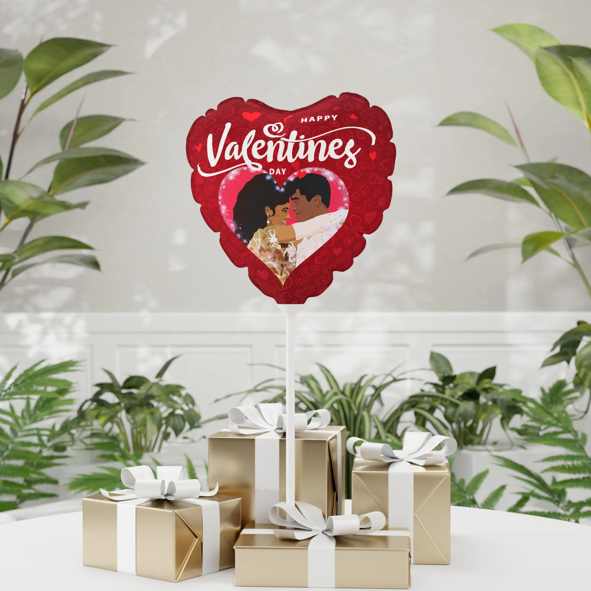 Bruce Leroy Green and Laura Charles Valentine's Day Balloon